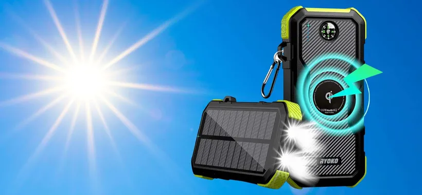 Questo powerbank è una piccola centrale elettrica solare: SPETTACOLO (25€)