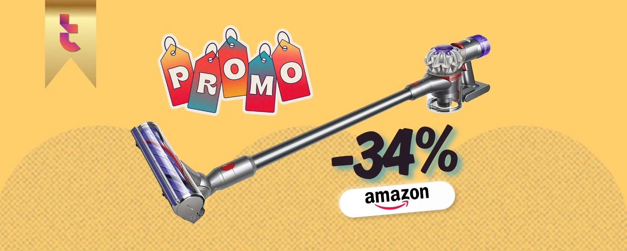 Dyson V8 Origin al minimo storico su Amazon, tuo con 249€