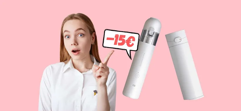 Mi Vacuum Cleaner Mini: piccolo aspirapolvere elettrico a 15€ in MENO