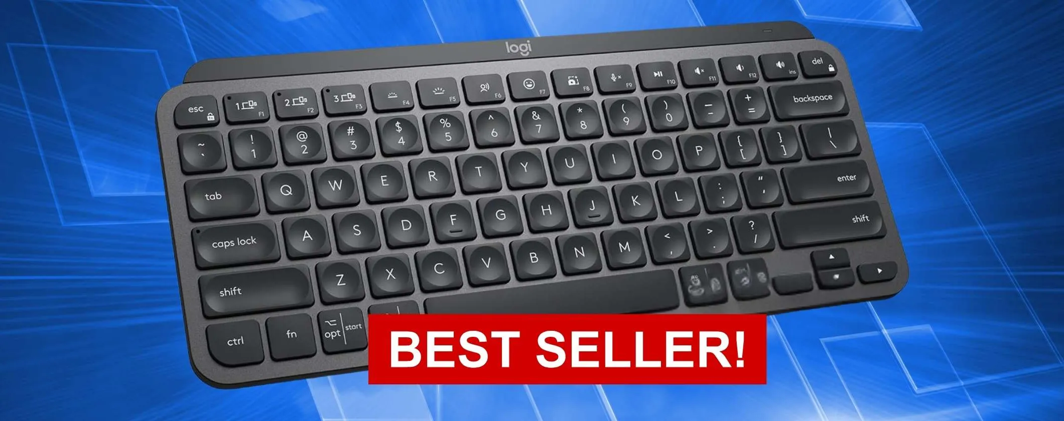 Logitech MX Keys Mini: la regina delle tastiere wireless compatte oggi a meno