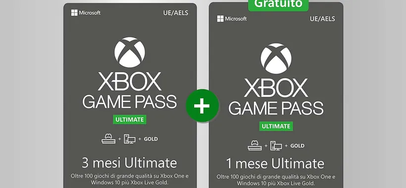 Xbox Game Pass: 1 mese in regalo, ora
