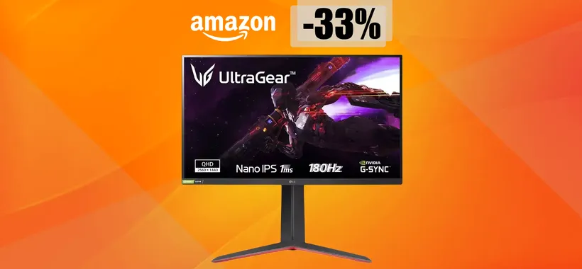 Monitor LG, 27 pollici di autentico SPETTACOLO in QuadHD (-198€)