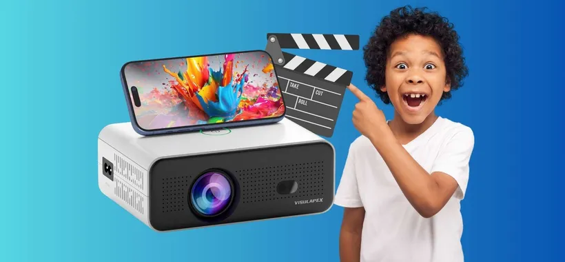 Con questo mini proiettore WiFi porti il cinema dentro casa a soli 69€ con il COUPON