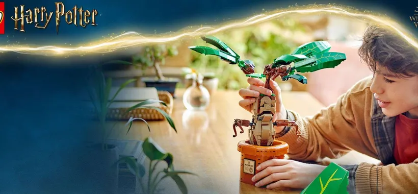 Set LEGO Harry Potter Mandragola in SCONTO per le Offerte di Primavera Amazon (-34%)