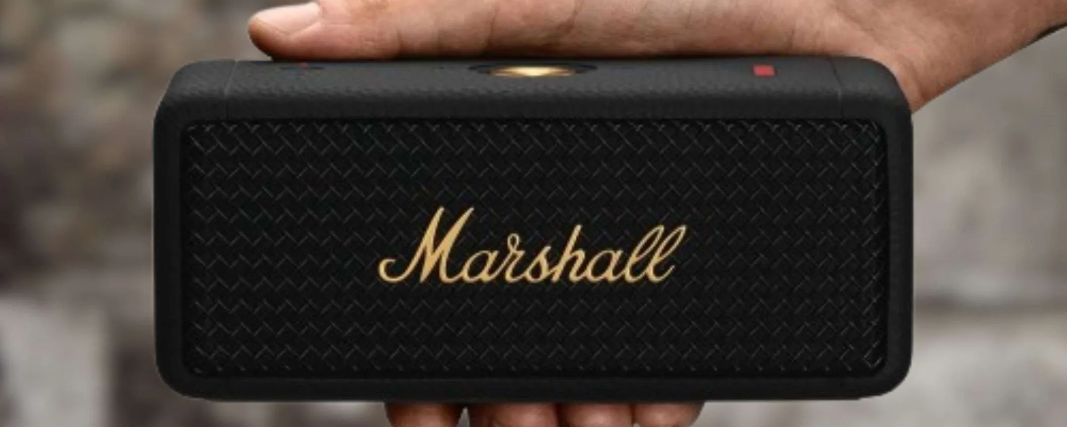 Sconto 55% per Marshall Emberton II: suono premium a prezzo SBRICIOLATO (79€)