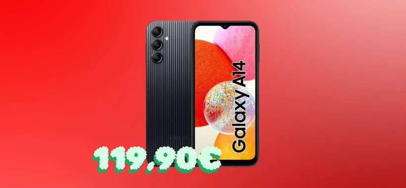 Samsung Galaxy A14, prezzo bomba: tuo a 119,90€ con lo sconto del 37%