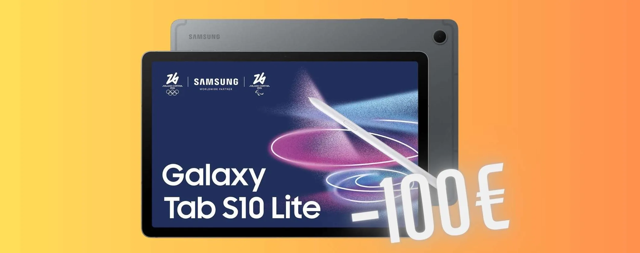 Sconto bomba di 100€ su Amazon per Samsung Galaxy Tab S10 Lite con S Pen