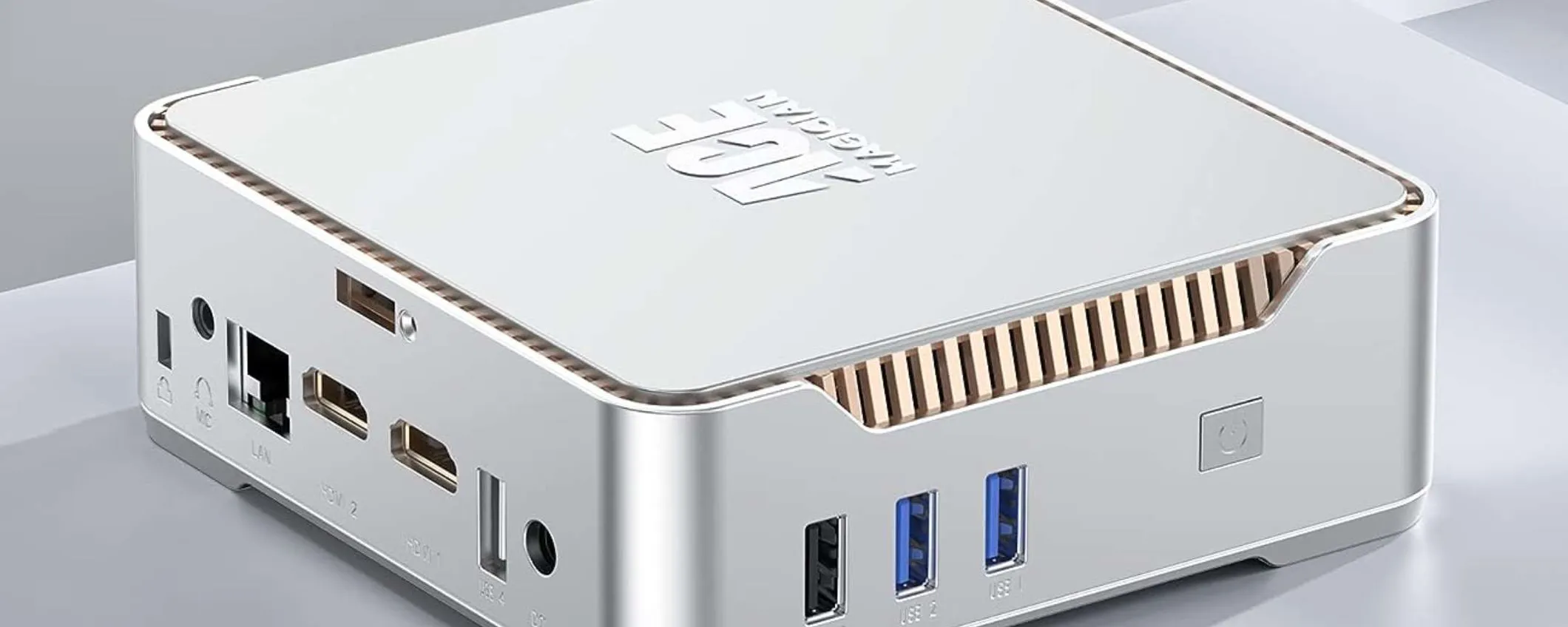 Mini PC Intel con RAM 12GB, SSD 256GB e Windows 11 Pro: prezzo SHOCK (159€)