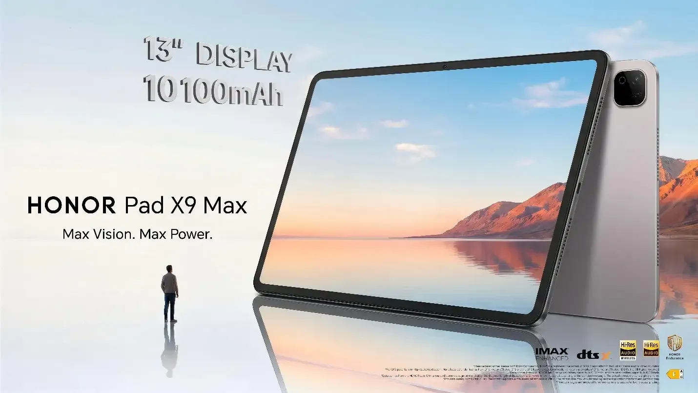 HONOR Pad X9 Max ufficiale: display IMAX Enhanced da 13