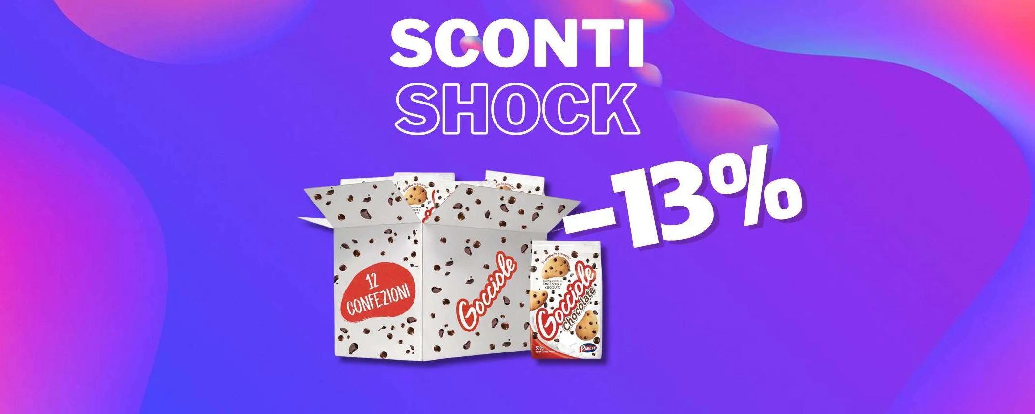 Super prezzo per 12 pacchi di biscotti Pavesi (-13%)