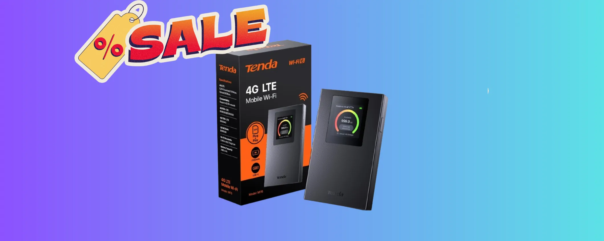 WiFi 6 sempre con te con la Saponetta Tenda a meno di 40€ su Amazon