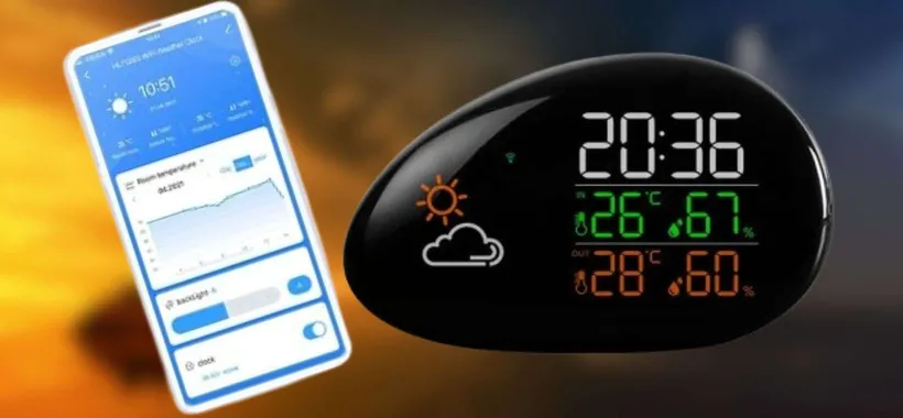 Stazione meteo SMART di design a 18€ su Amazon: è uno SPETTACOLO