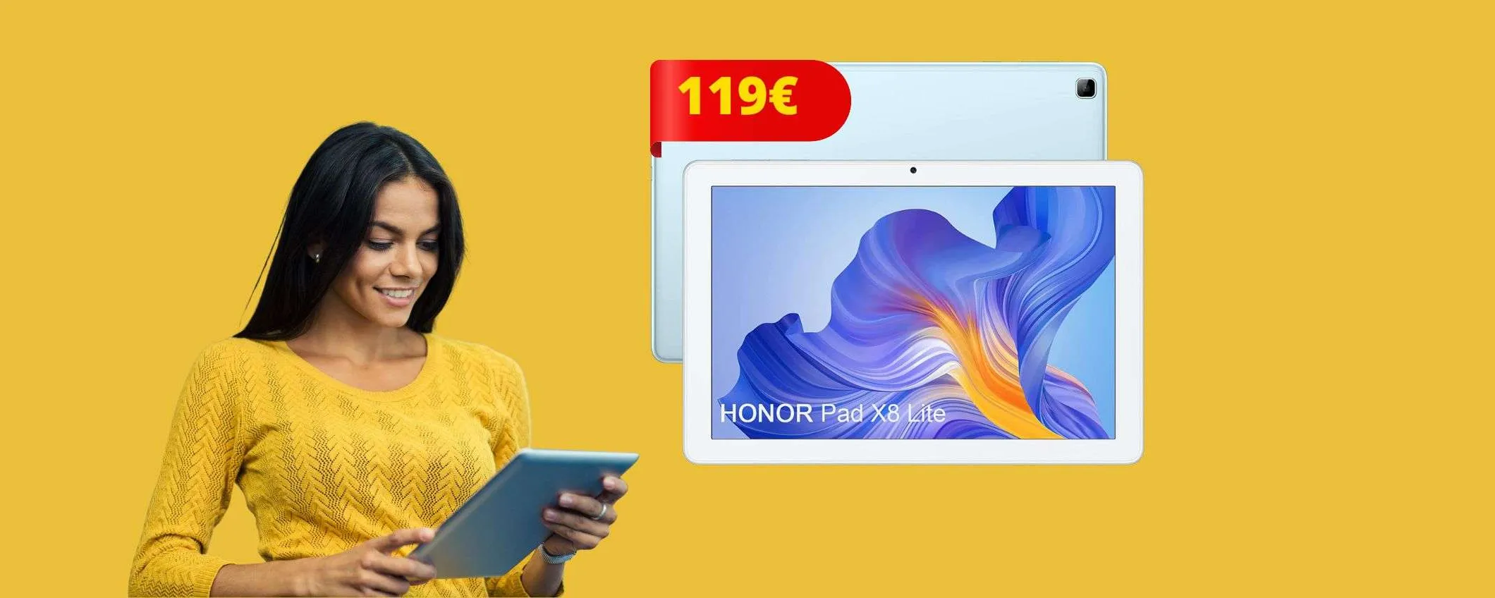 HONOR Pad X8 Lite: tablet economico a 119 euro su Amazon