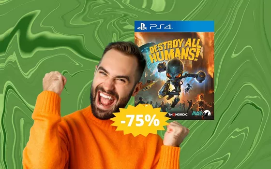 Destroy All Humans PS4: CROLLO del prezzo su Amazon (-75%)