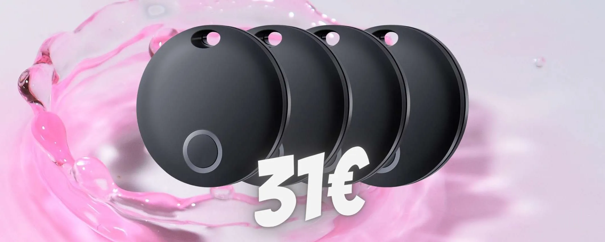 4 Air tracker tag per ritrovare subito gli oggetti a PREZZO MINI (31€)