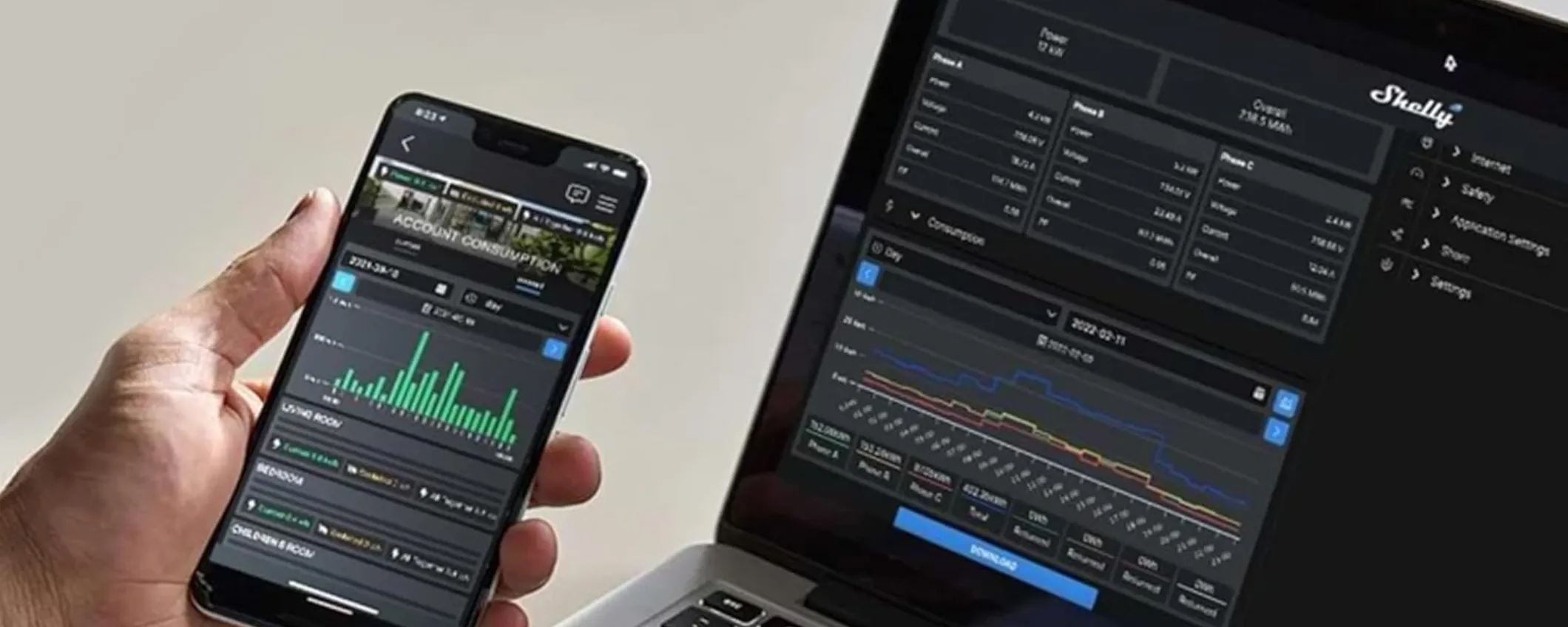 Casa tech con l'interruttore intelligente a relè WiFi e Bluetooth