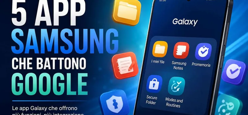 Le 5 app Samsung che molti utenti preferiscono a quelle Google