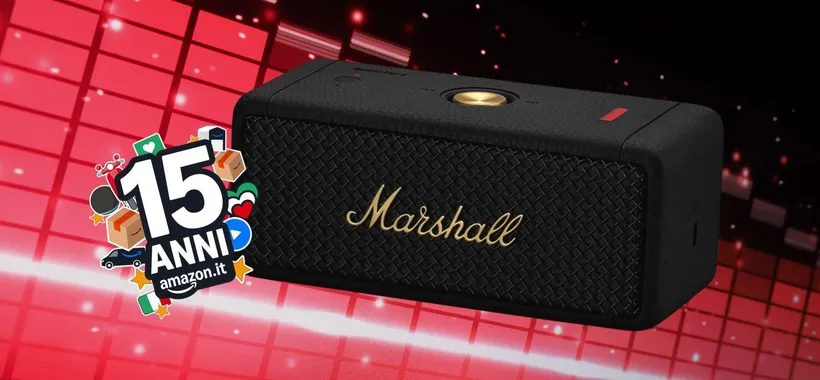 Marshall Emberton II: la cassa Bluetooth più amata a un prezzo mai visto