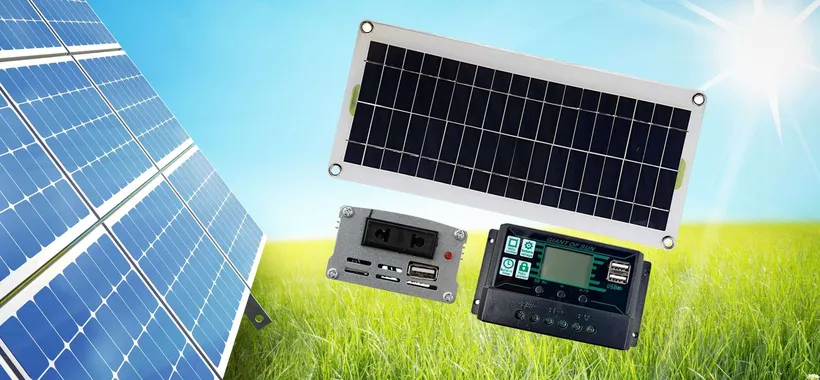 Kit fotovoltaico con INVERTER a 51€: perfetto per alimentare oggetti tech