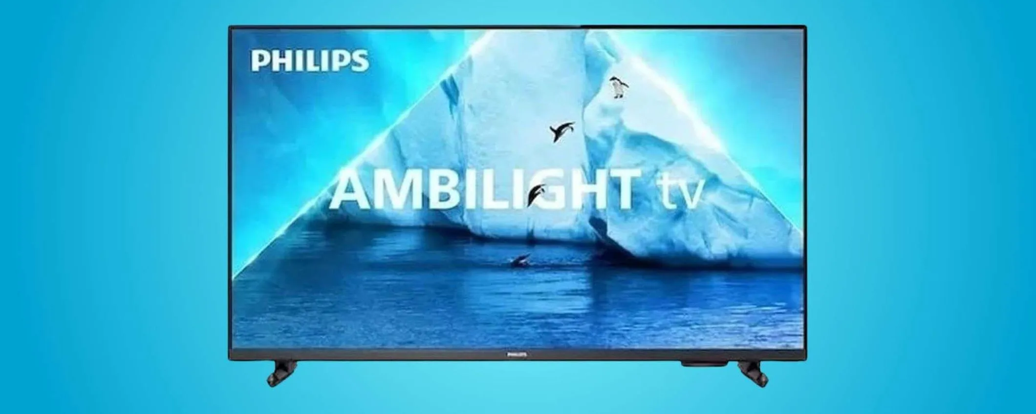 Philips 32PFS6908: TV Full HD con Ambilight a tre lati ora in offerta (-34%)