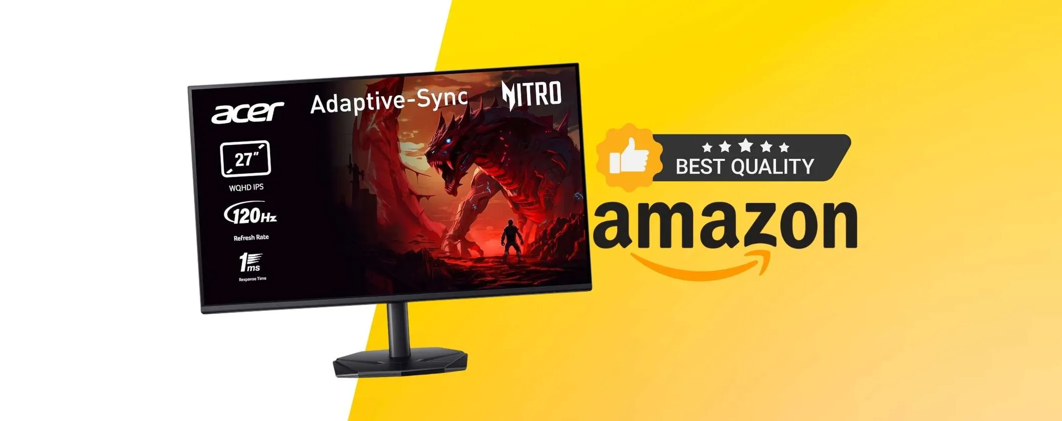acer Nitro: il monitor da gaming che regala emozioni indimenticabili