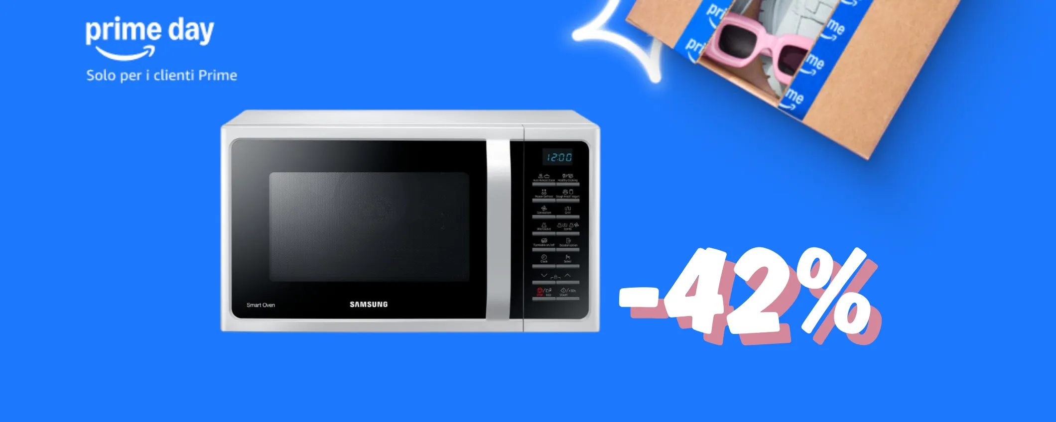Forno a microonde Samsung SmartOven: Offerta Prime Day imperdibile
