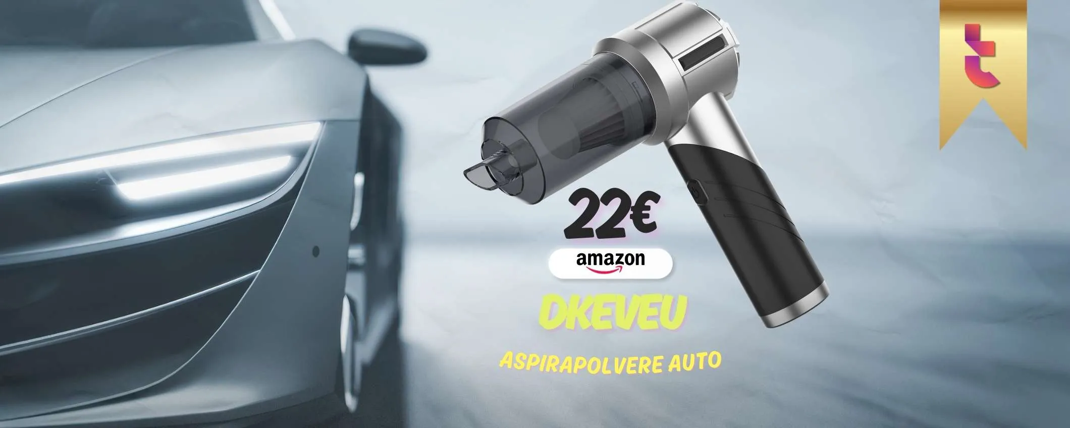 Auto sempre PULITA con questo aspirapolvere astuto e piccolissimo