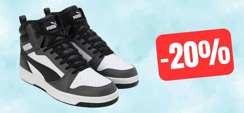 Puma Rebound V6, le sneaker unisex sono in OFFERTA su Amazon