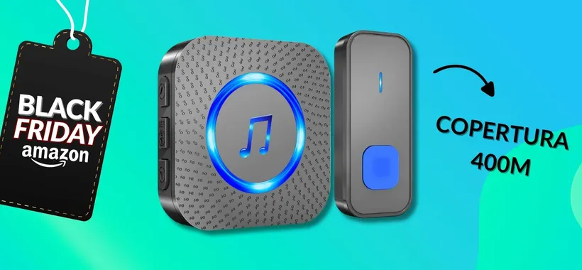 Campanello senza fili Fai Da Te: 13€ con raggio di copertura 400m