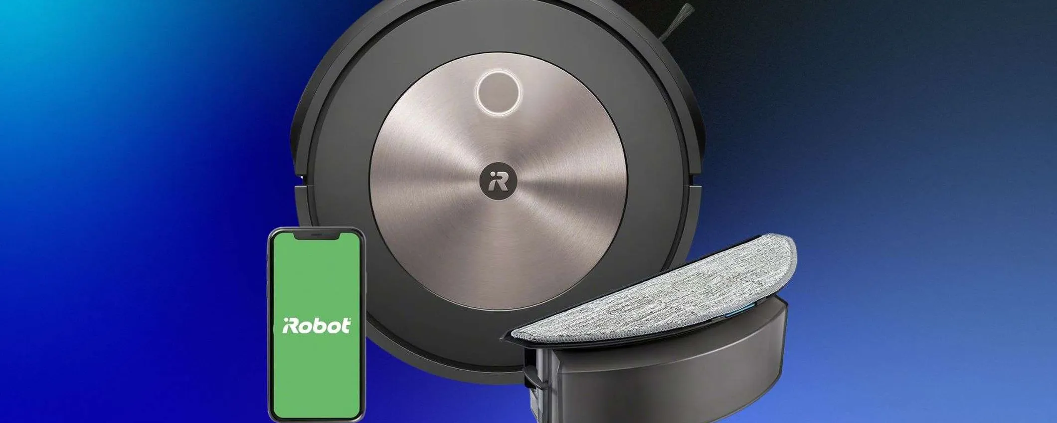 iRobot Roomba Combo j5: il prezzo crolla al minimo storico (Amazon)