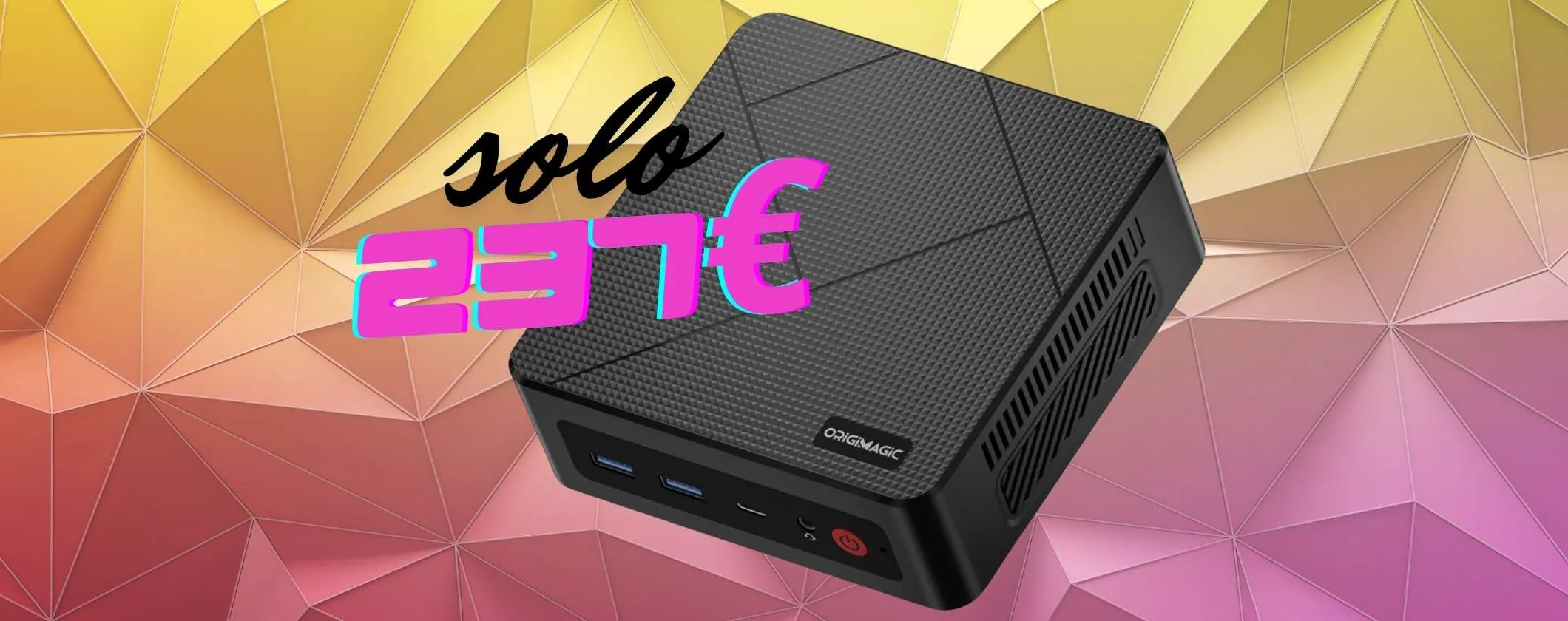 Potentissimo Mini PC con Ryzen 5, 16GB di RAM e SSD da 512GB in offerta su Amazon
