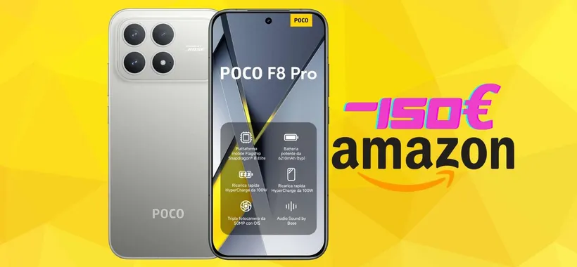 POCO F8 Pro (12/512GB): una grande batteria, tripla fotocamera e super display
