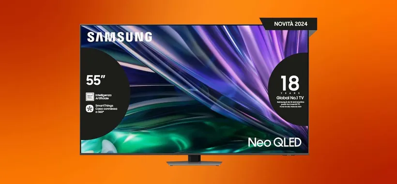 Samsung TV 55" Neo QLED 4K a metà prezzo: offerta limitatissima
