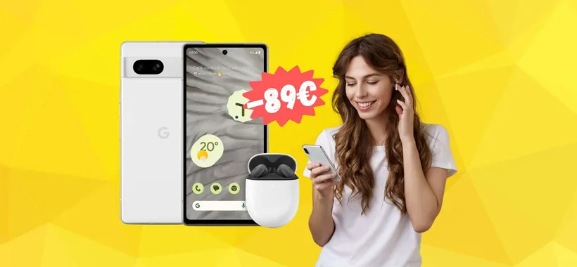 Google Pixel 7a+ Pixel Buds al PREZZO più BASSO di SEMPRE