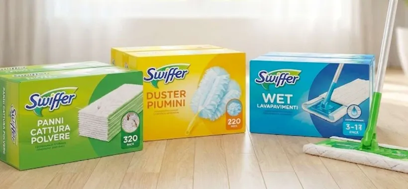 Swiffer FUORITUTTO eccezionale su Amazon: promo scorta a 14,99€