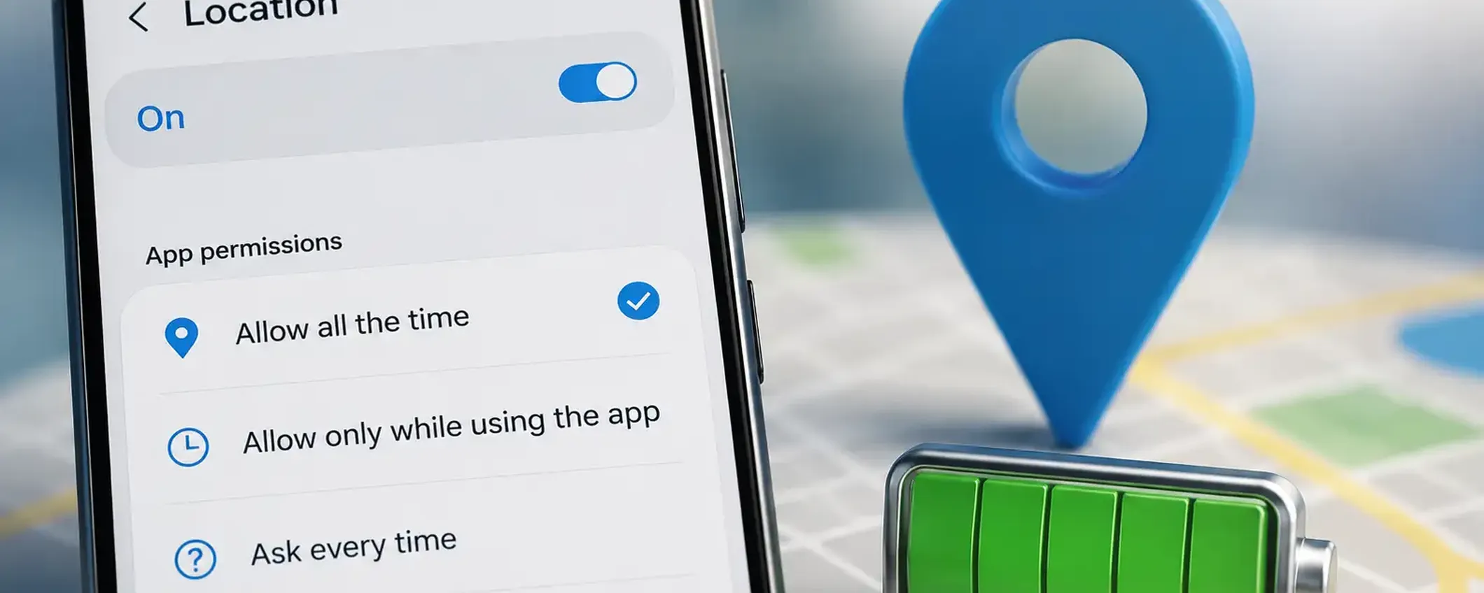 Se la batteria del tuo smartphone Android dura poco, controlla questi permessi della posizione