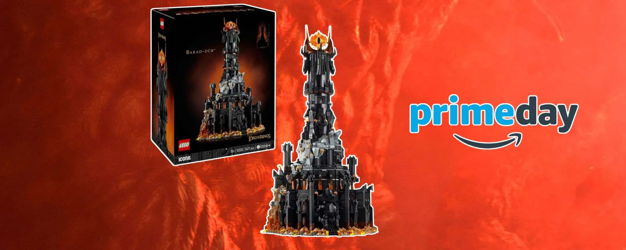La Torre di Sauron LEGO in offerta è il REGALO che devi farti per i Prime Day 2025
