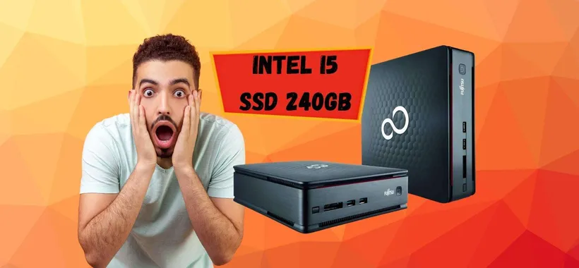 Mini PC i5 con SSD da 240GB a 124€: BOMBA Amazon (ricondizionato)