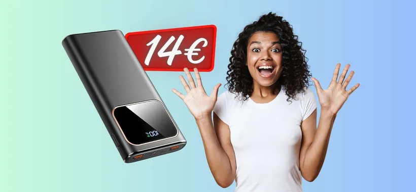 APPENA 14€ e puoi mettere le mani su questo Power Bank da 10000mAh