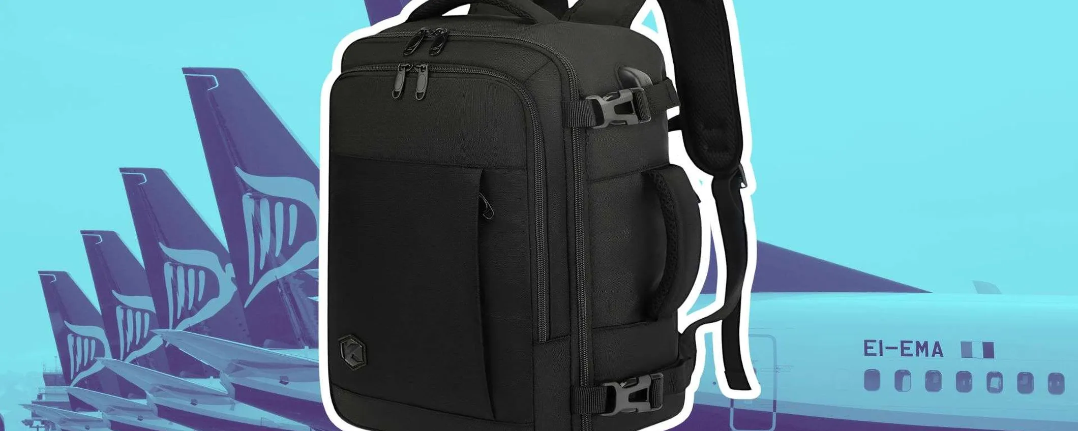 Questo zaino perfetto per volare con Ryanair è in offerta a soli 30,39€