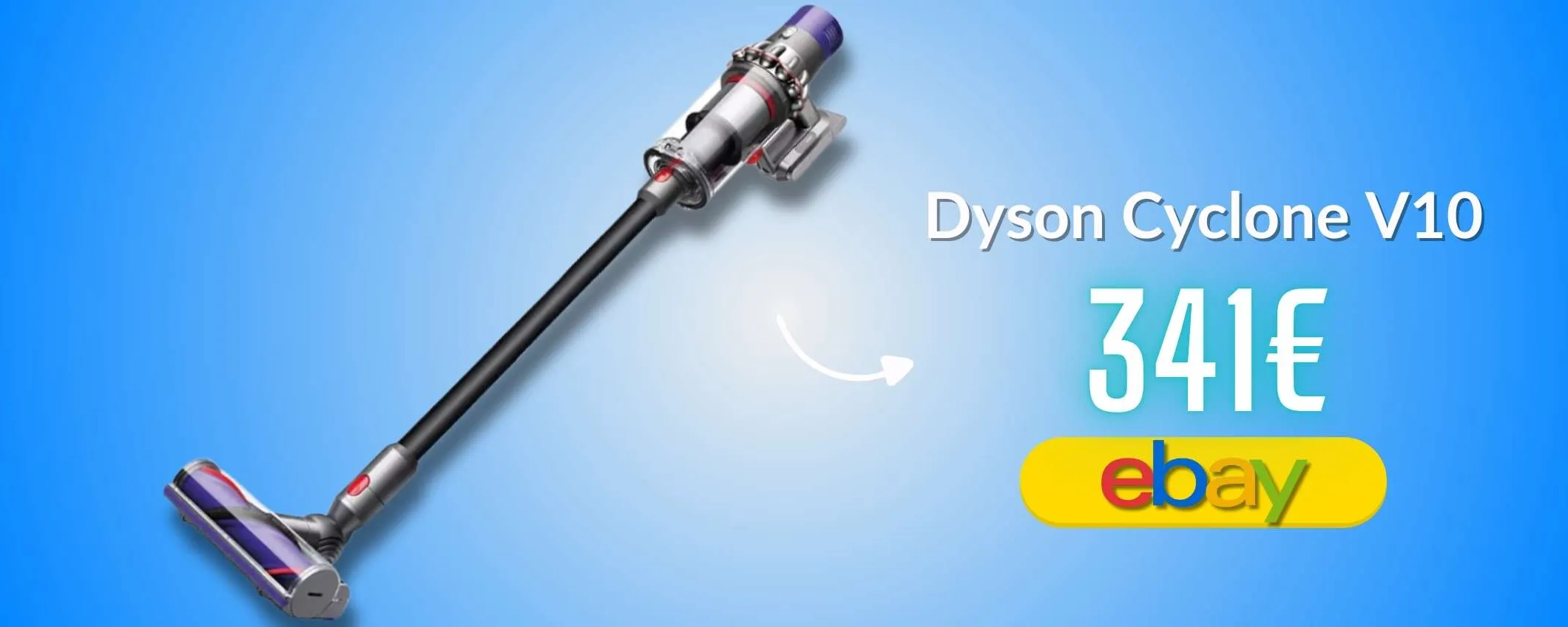 Dyson Cyclone V10 Total Clean: il prezzo Black Friday spazza via tutto