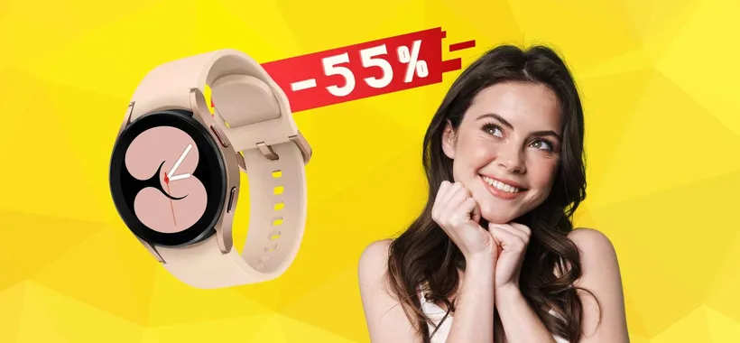 Samsung Galaxy Watch4: su Amazon al MINIMO STORICO (-55%)