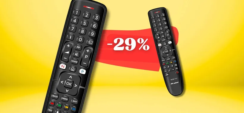 Telecomando UNIVERSALE per qualunque marchio: con comandi smart TV