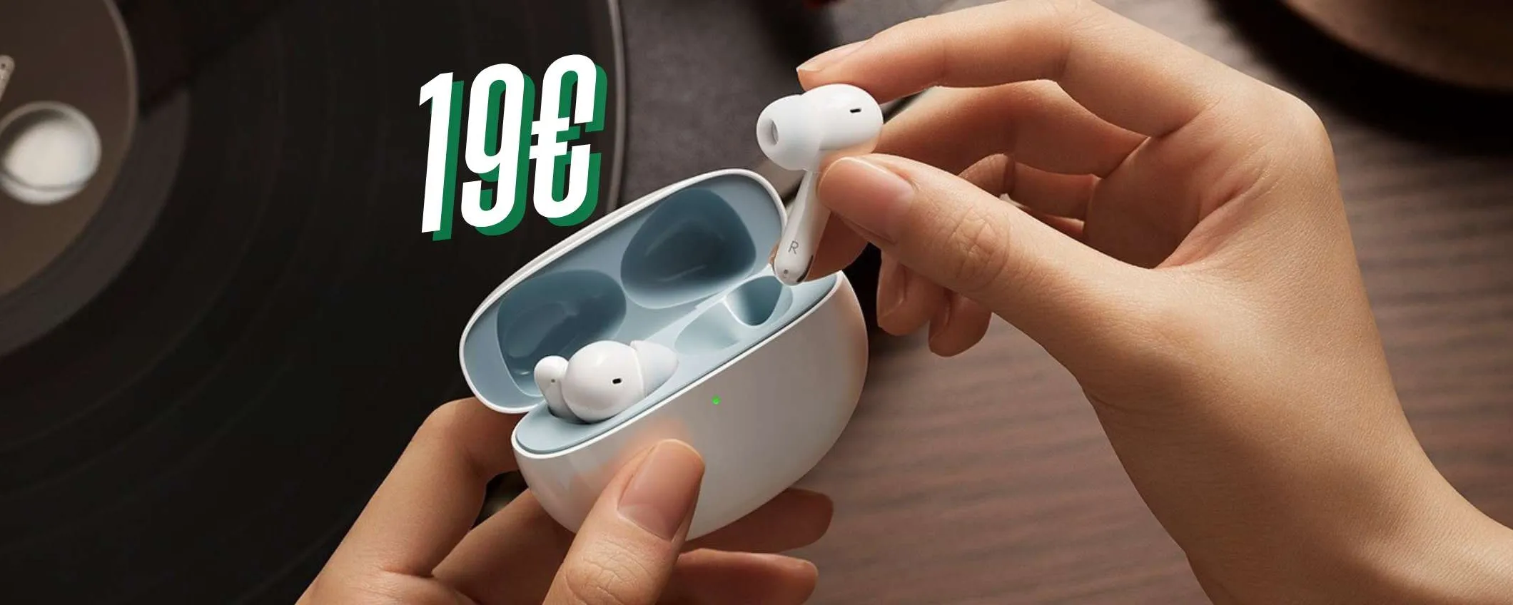 OPPO Enco Buds2 in offerta a 19€ con MAXI SCONTO del 60%, da non perdere