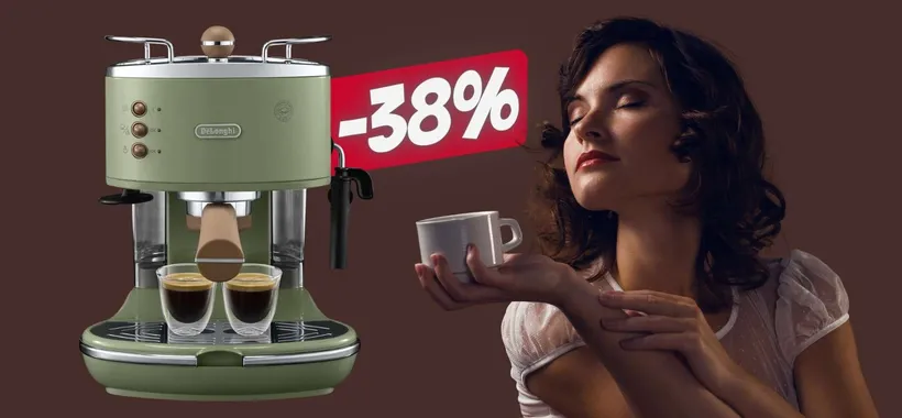De'Longhi Icona Vintage: espresso e cappuccino come al Bar (-38%)