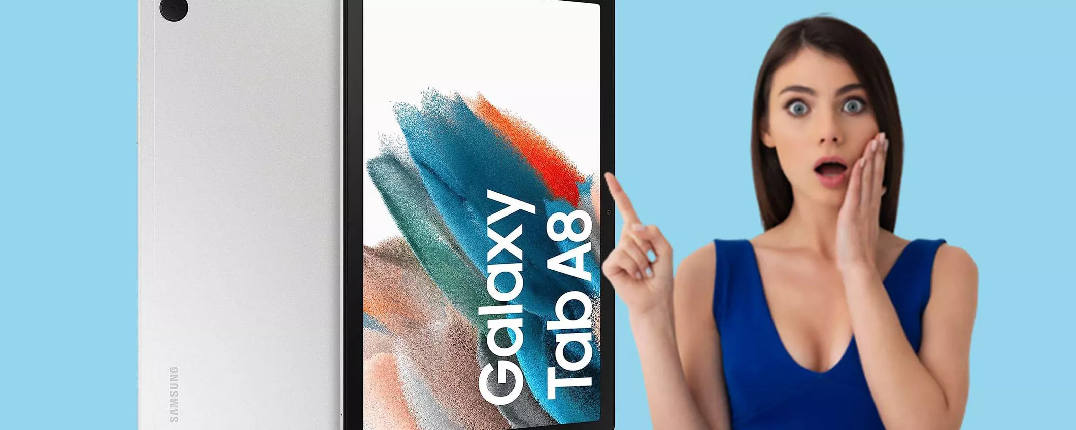 Samsung Galaxy Tab A8 in offerta: OCCASIONE folle (-20%)