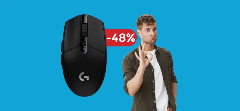 Mouse gaming Logitech a quasi METÀ PREZZO: il migliore con soli 38€