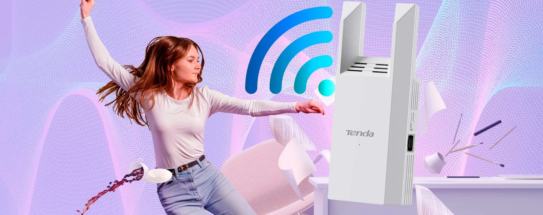 Ripetitore WiFi per ampliare la connessione Internet con spesa minima