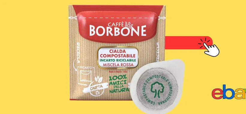 Caffè Borbone Miscela Rossa: 300 cialde ESE in sottocosto, espresso TOP