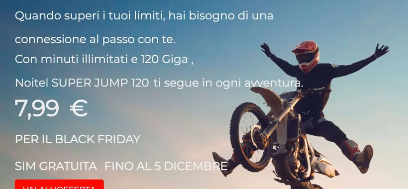 NoiTel Black Friday SuperJump: SIM GRATIS, pare